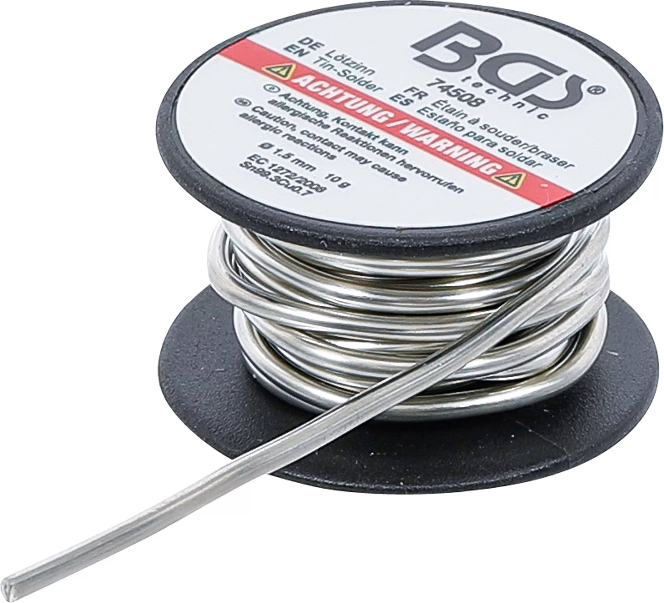 BGS 74508 Lötzinn auf Rolle bleifrei Ø 1,5 mm 10 g-3