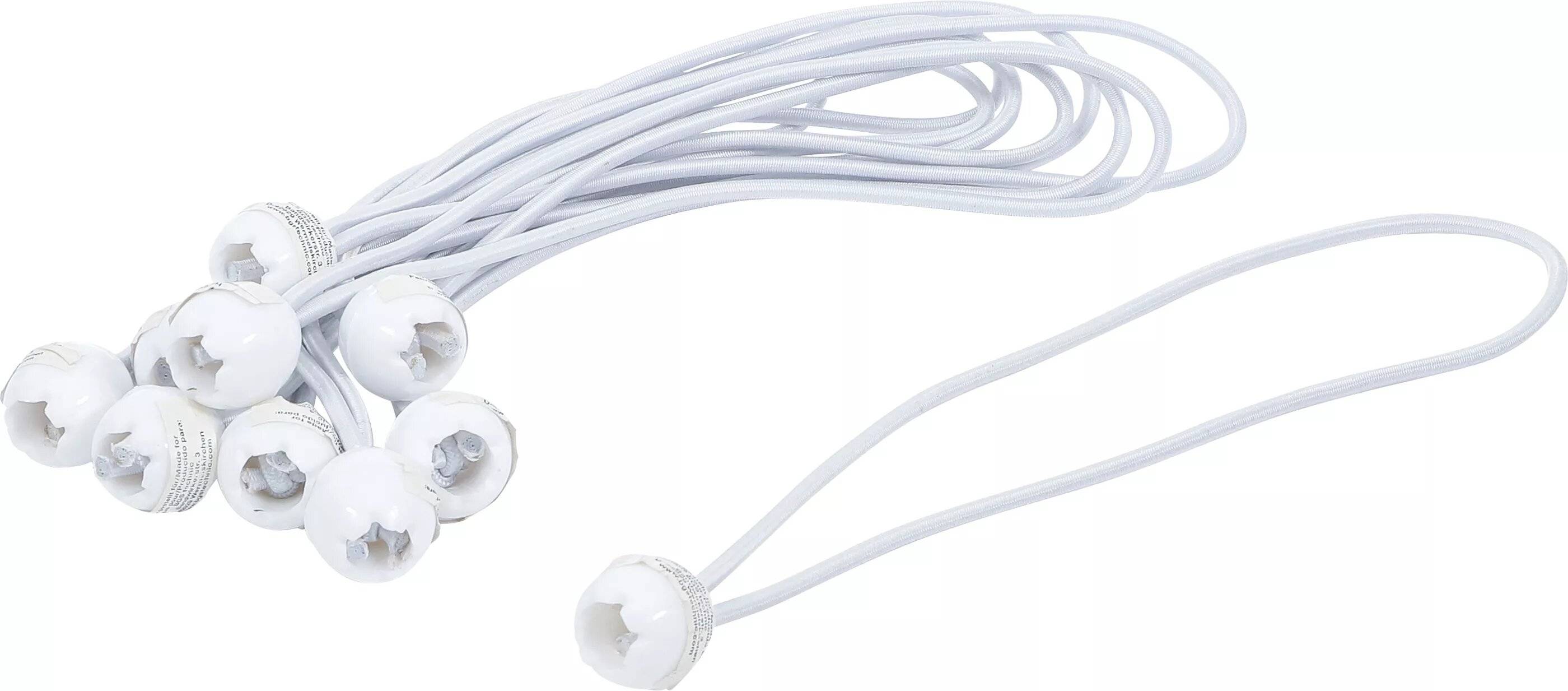 Spanngummi-Satz mit Kugel 27 cm 10-tlg.-0