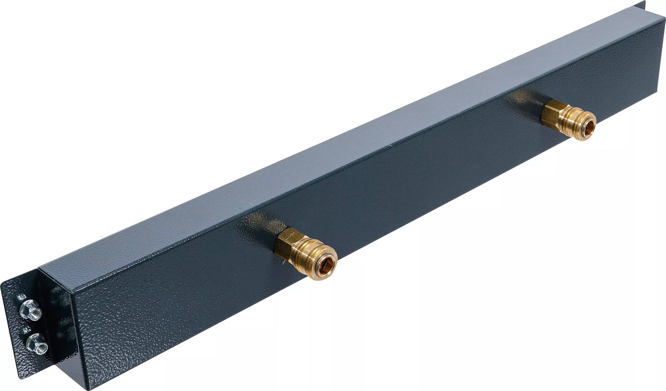 BGS 80191 Druckluft-Anschlussleiste, 2-fach, für S chrankwand-System-4