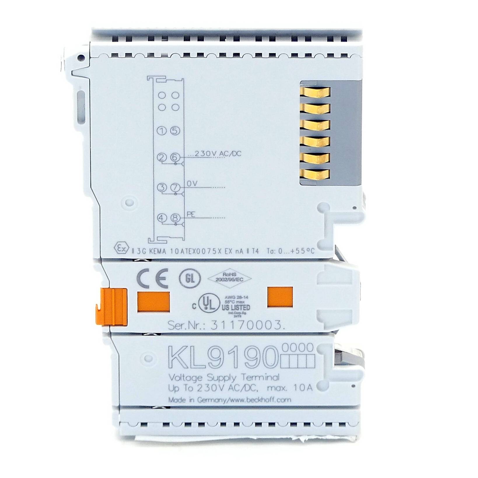 BECKHOFF Busklemme KL9190 (KL9190)-4
