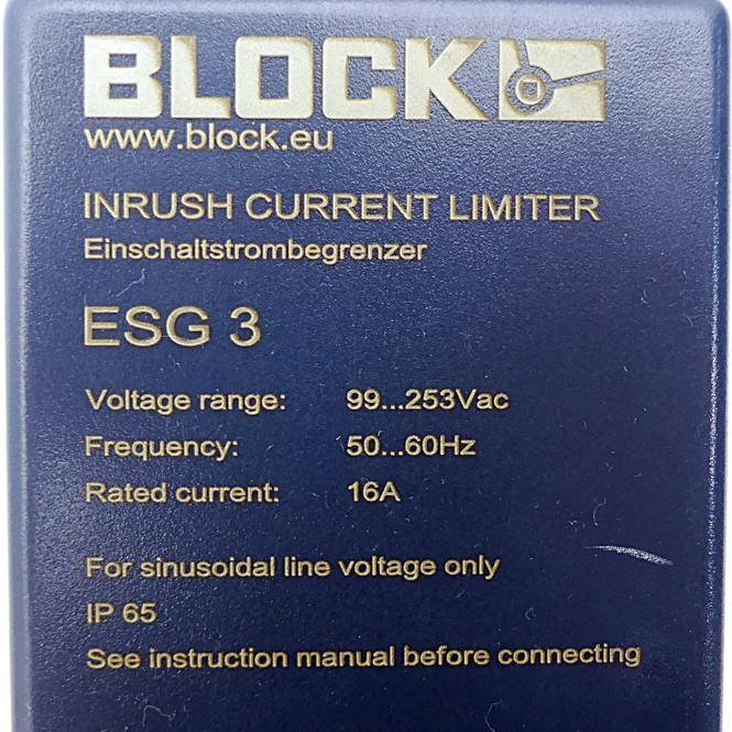 BLOCK Einschaltstrombegrenzer ESG 3 (ESG 3)-1