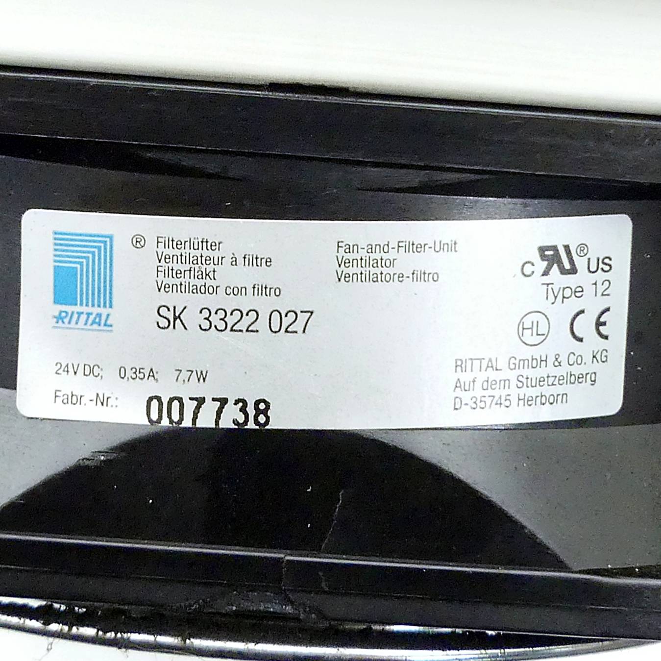 Rittal Filterlüfter (SK 3322 027)-1