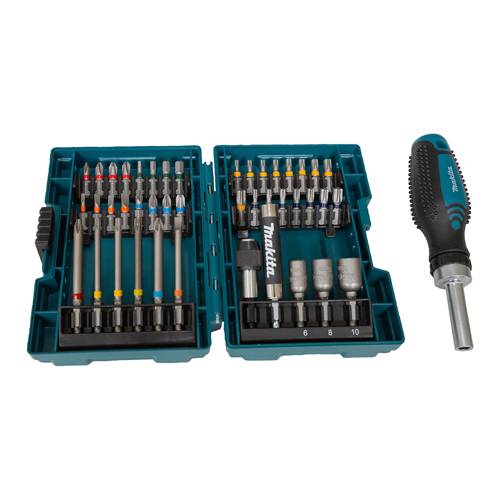 MAKITA E-25096 - Bit- und Ratschen-Set (44-teilig | inkl. Ratschenschraubendreher)-0
