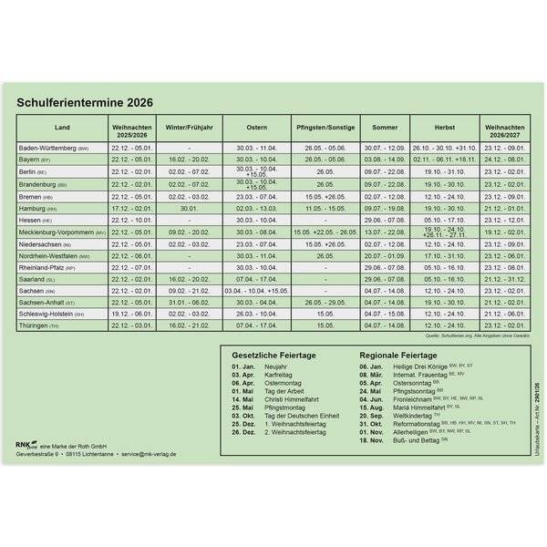 Urlaubskarte 2026 A5 grün-1