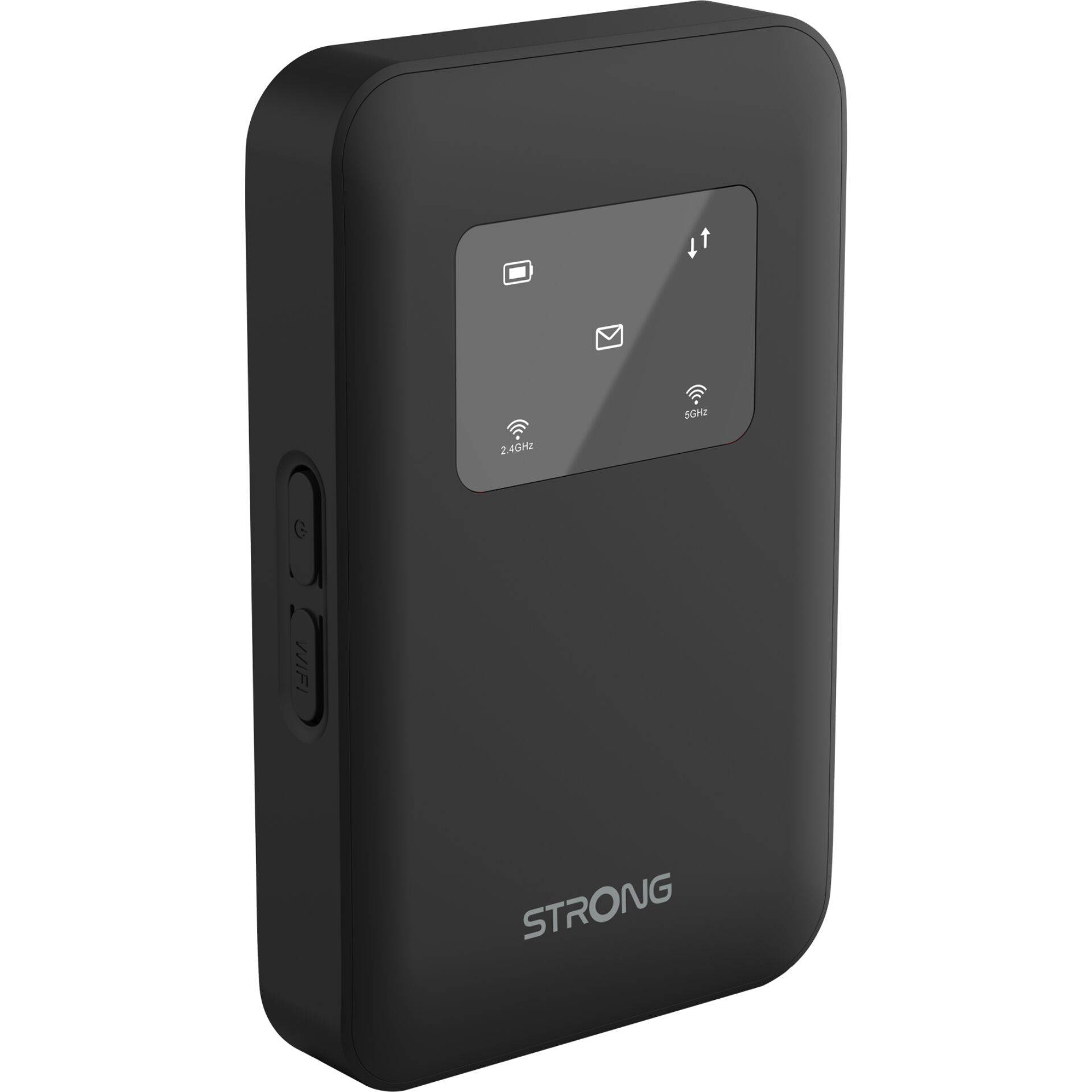 Strong 4G+ LTE MiFi Hotspot Router Wi-Fi 1200, Router für Mobilfunknetz, Schwarz, Wi-Fi 5-0