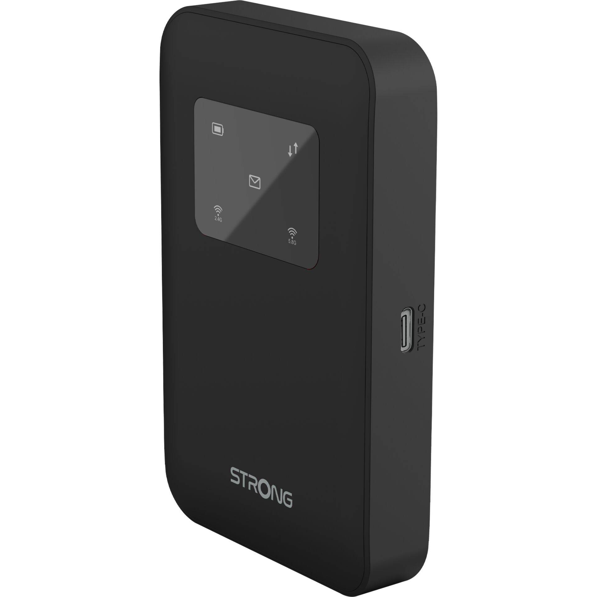 Strong 4G+ LTE MiFi Hotspot Router Wi-Fi 1200, Router für Mobilfunknetz, Schwarz, Wi-Fi 5-1