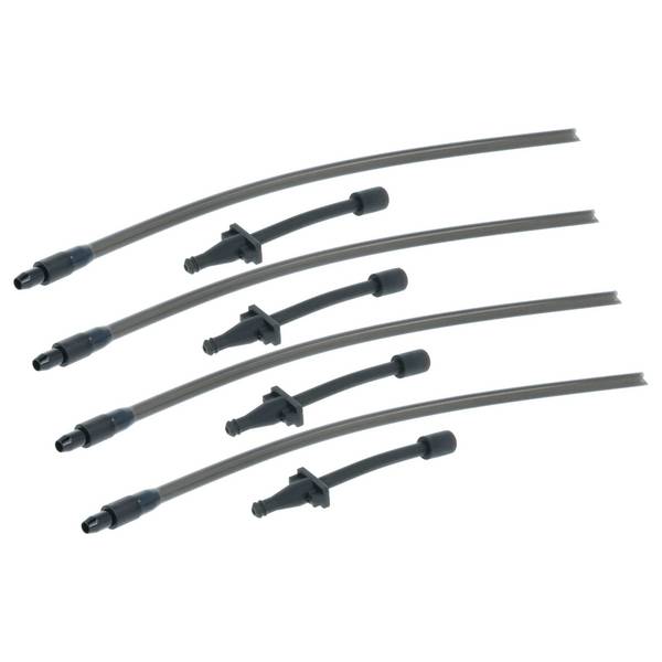 vhbw 4x Milchschlauch-Set kompatibel mit Siemens EQ9 Connect S900 Kaffeemaschinen - 4x Milchschlauch, 4x Milchadapter
