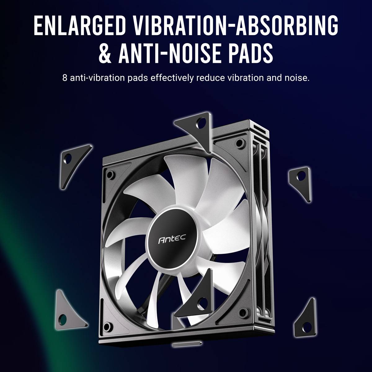 ANTEC C120 ARGB Fan PC Gehäuselüfter 120mm 3er Pack, schwarz-2