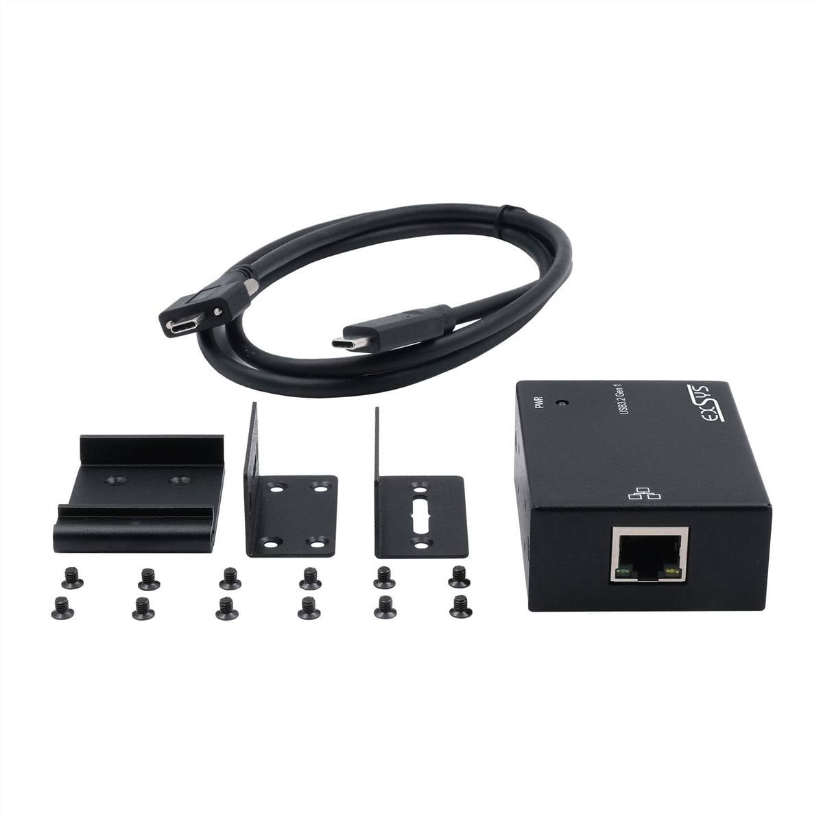 EXSYS EX-13020HMV USB 3.2 zu Ethernet 1Gigabit C-Anschluss-4