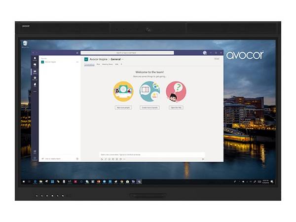 Avocor AVW-5555 - 140 cm (55") Diagonalklasse W Series LCD-Display mit LED-Hinte