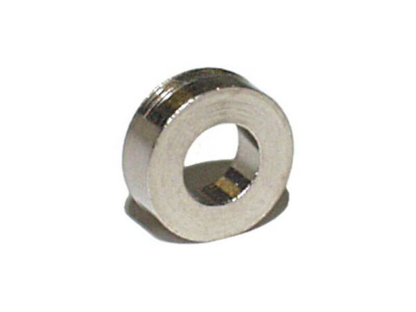 Distanzrolle Messing 4 mm blank