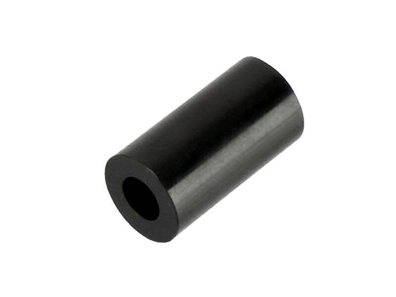 Distanzrolle Kunststoff 25 mm schwarz für M5-0