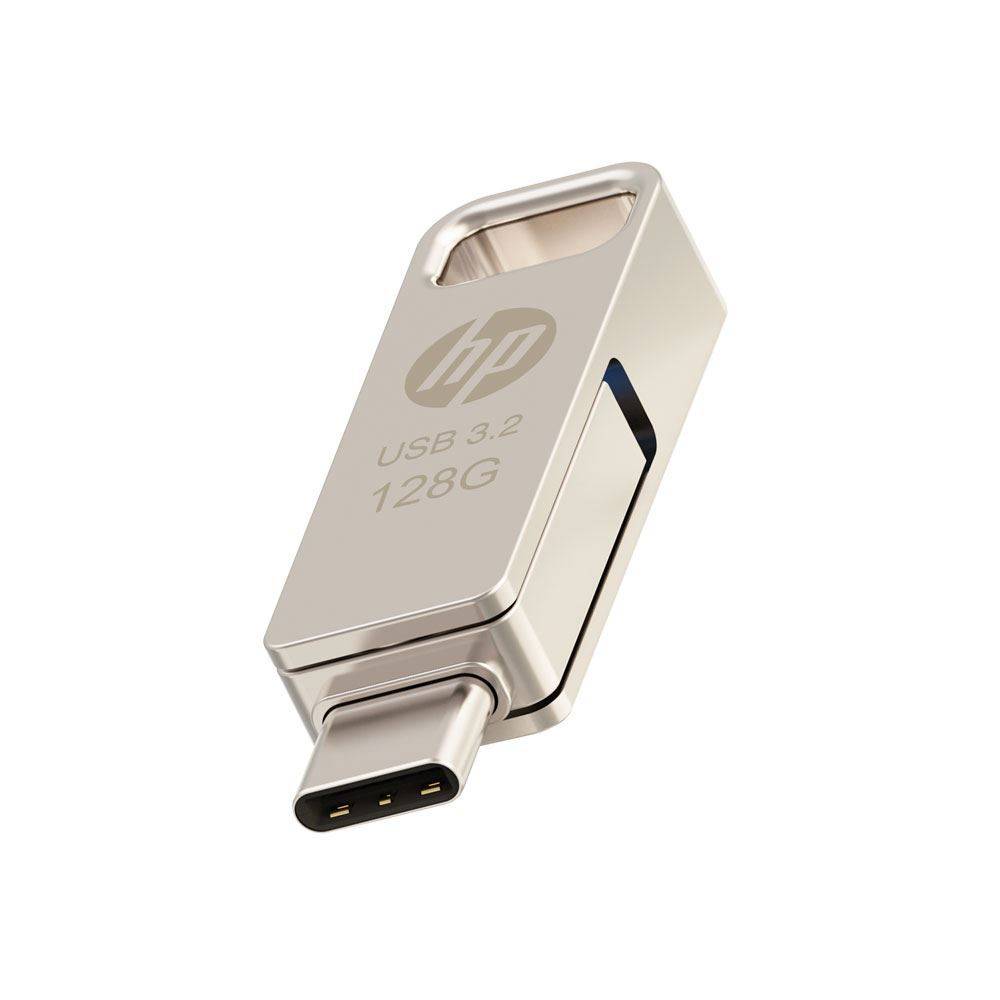 HP x206c OTG Type-C Metal Flash Drive - 128 GB-1