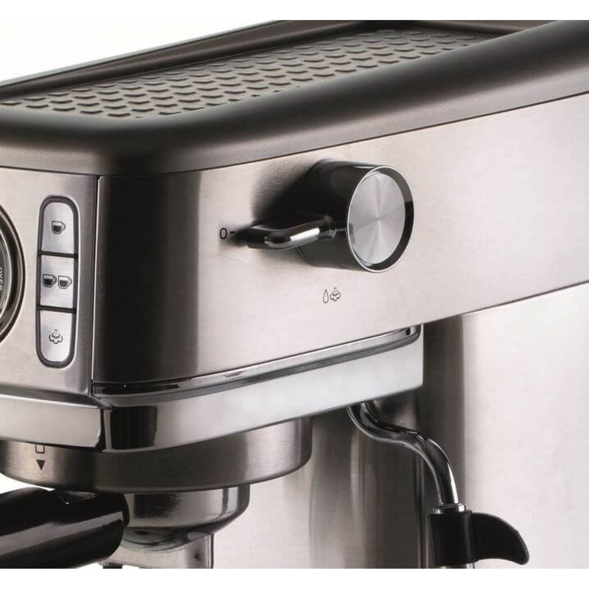 ARIETE - 1381 - Espressomaschine - 1,1 l - Kaffeepad - Gemahlener Kaffee - 1300 W - Silber-3