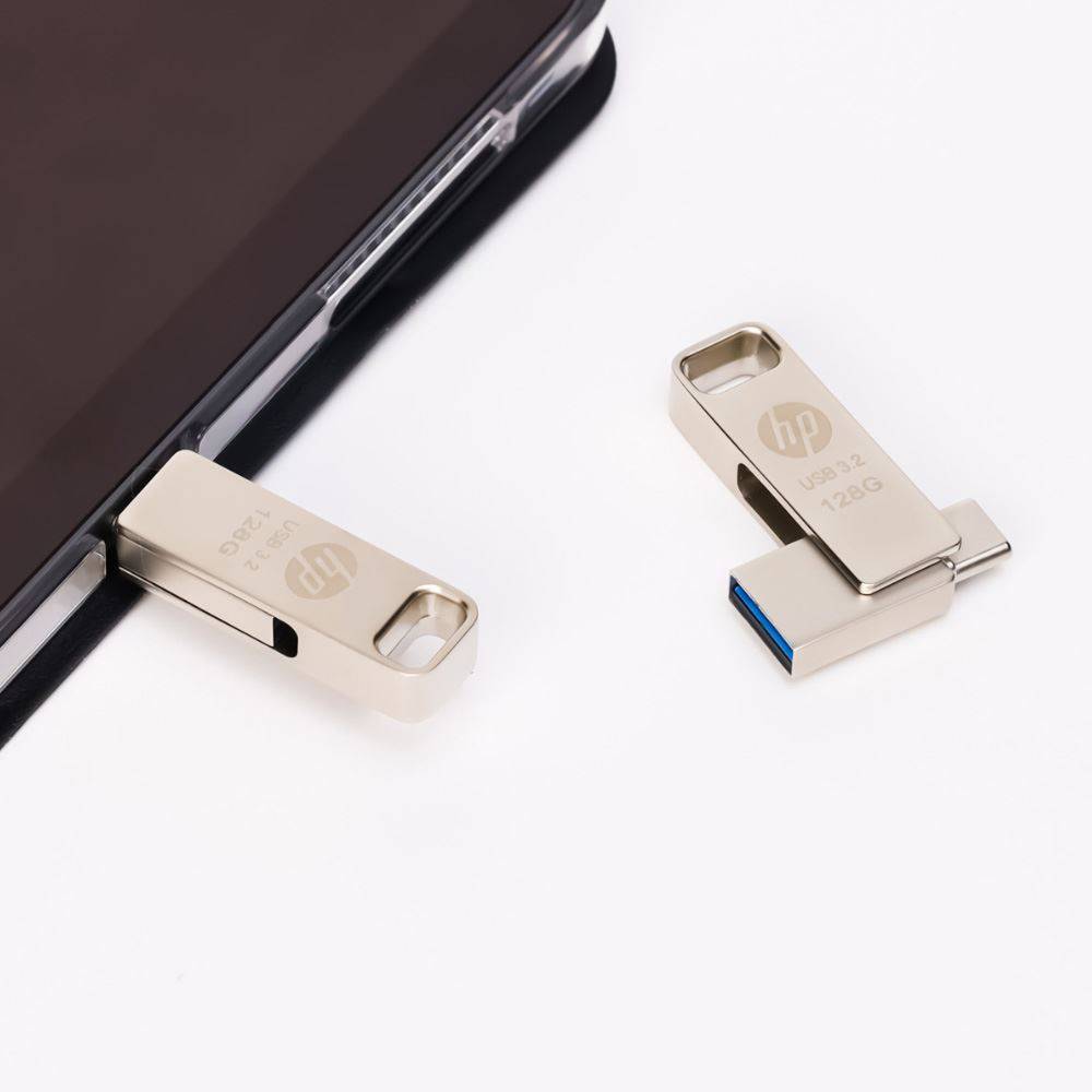 HP x206c OTG Type-C Metal Flash Drive - 128 GB-3