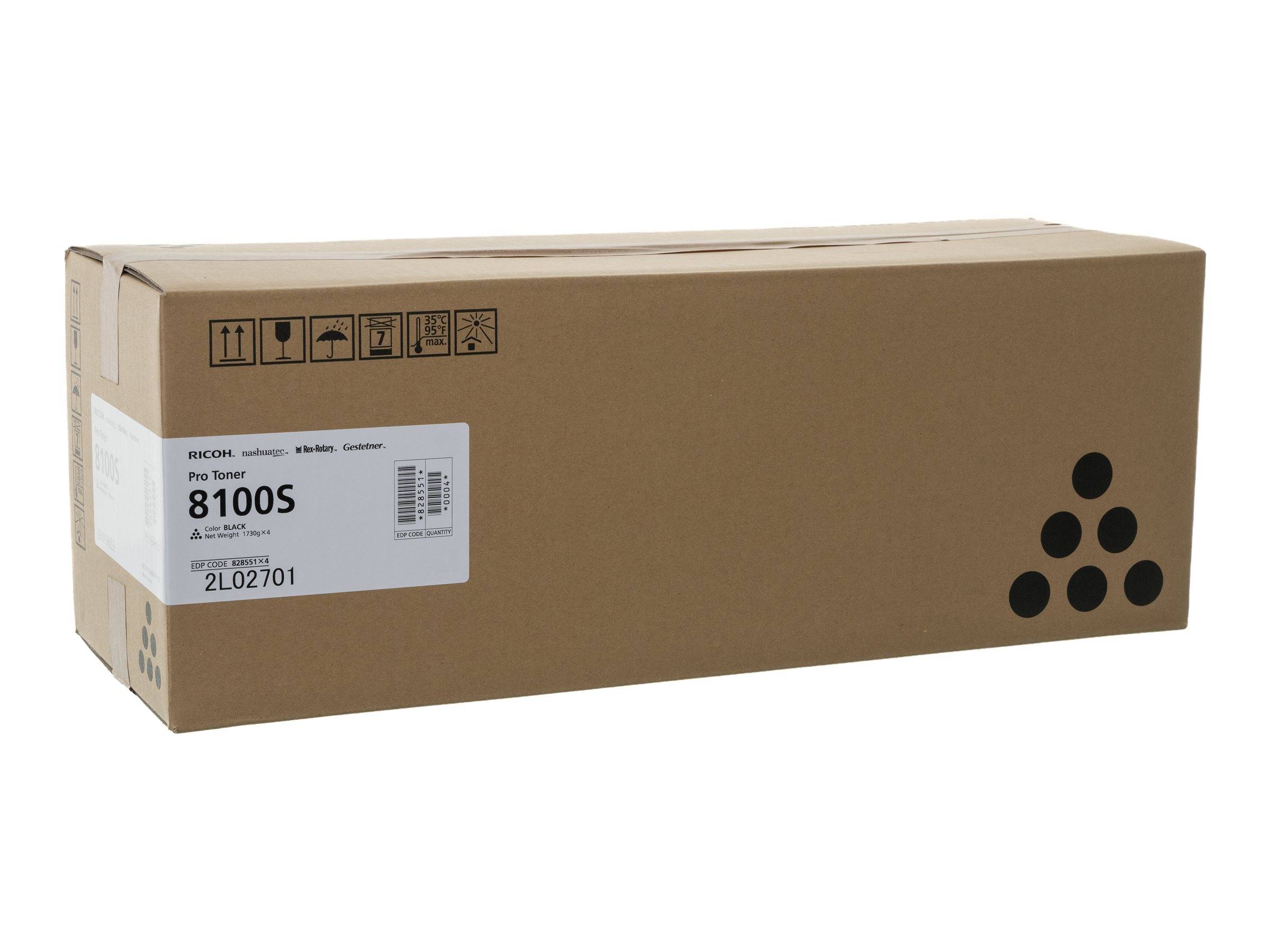 Ricoh Schwarz - original - Tonerpatrone - für-0