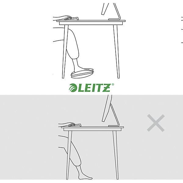 Fußstütze Ergo verstellbar weiß. 84987449 849874 49-3