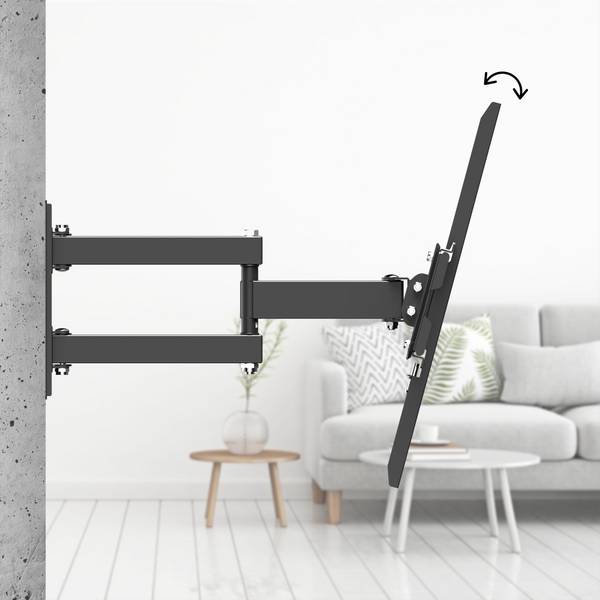 hama 00220910 TV-Wandhalterung, schwenkbar, neigbar, ausziehbar, 191 cm (75"), bis 40 kg