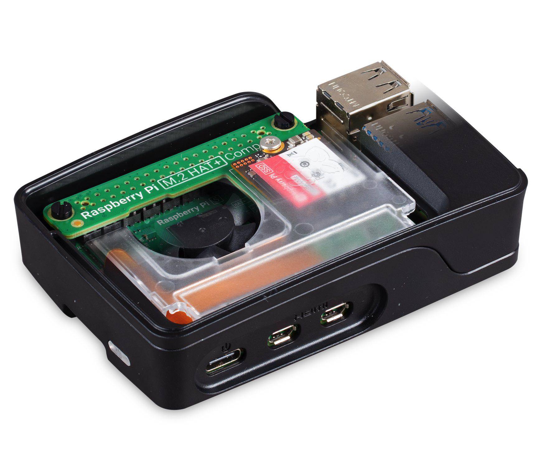 PCIe M.2 HAT für Raspberry Pi 5, M-Key, Compact-3