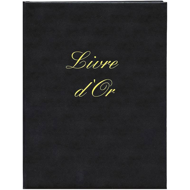 ELVE Gästebuch "Livre d'Or", 210 x 160 mm, schwarz-0