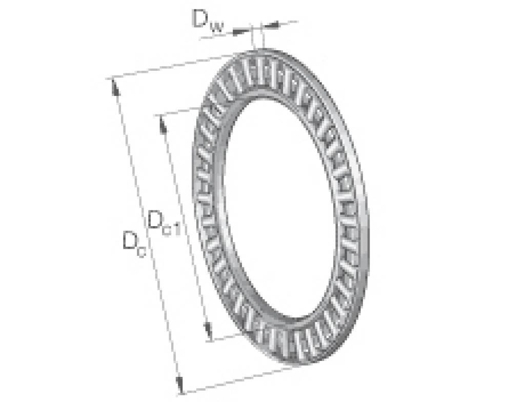 INA Axial-Nadelkranz AXK100135-A/0-10-0