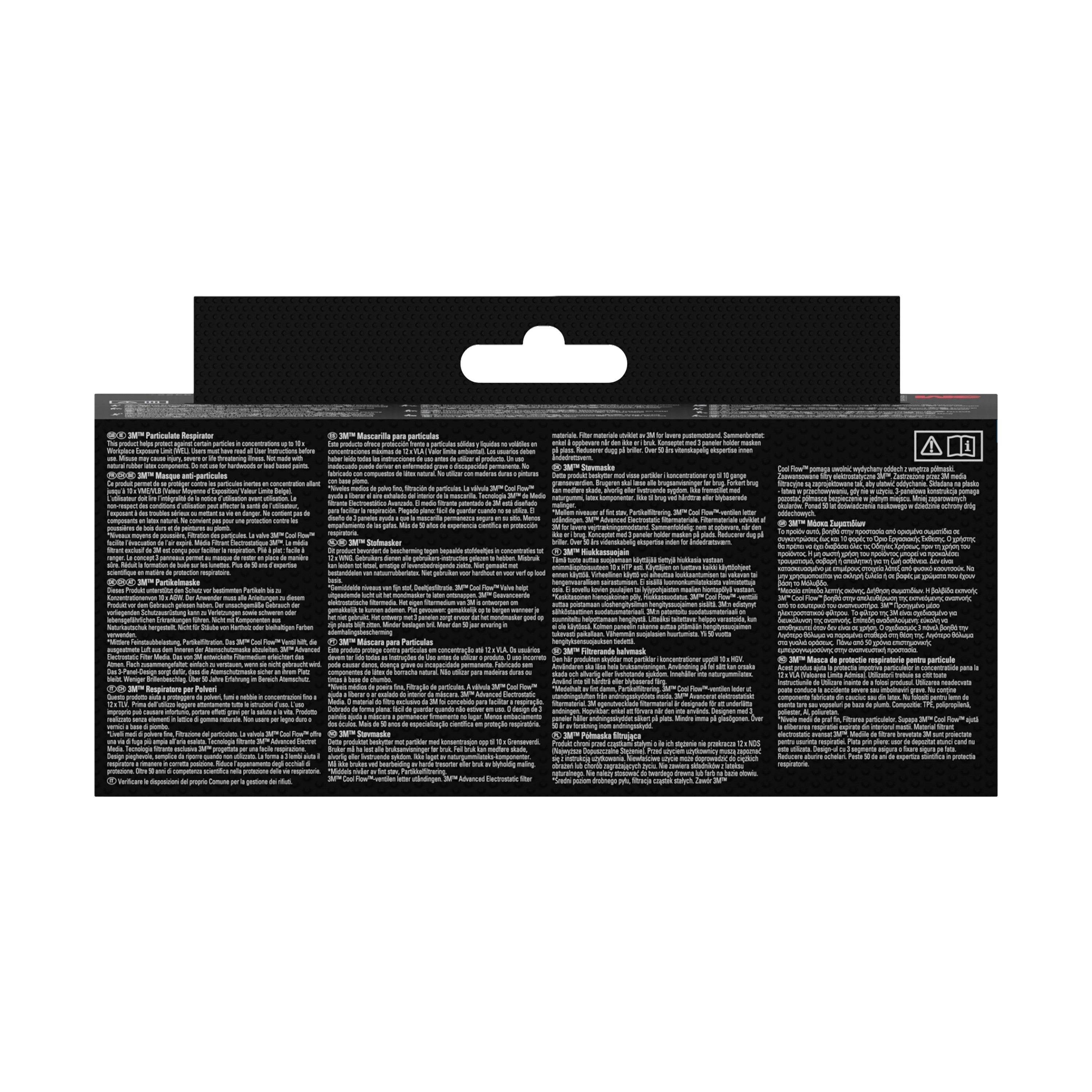 3M Atemschutzmaske Aura 9320+, FFP2, ohne Ventil, 5er-3