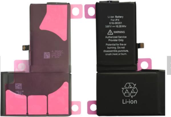 MOBX-IPX-INT-2, Akku, Apple, iPhone X, Schwarz, 3,81 V, CE