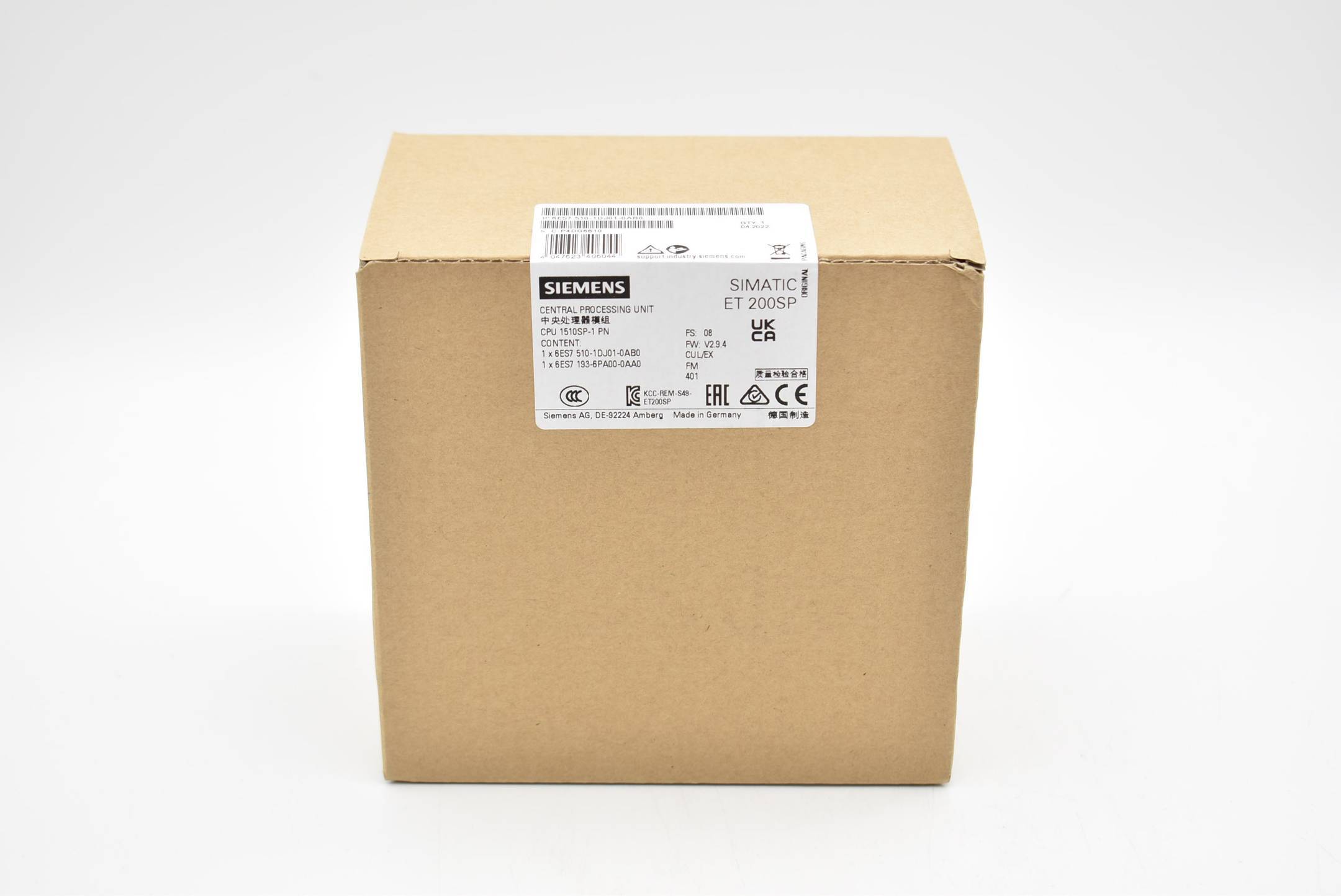Siemens 6ES7510-1DJ01-0AB0 6ES75101DJ010AB0 SPS-Zentralbaugruppe-2