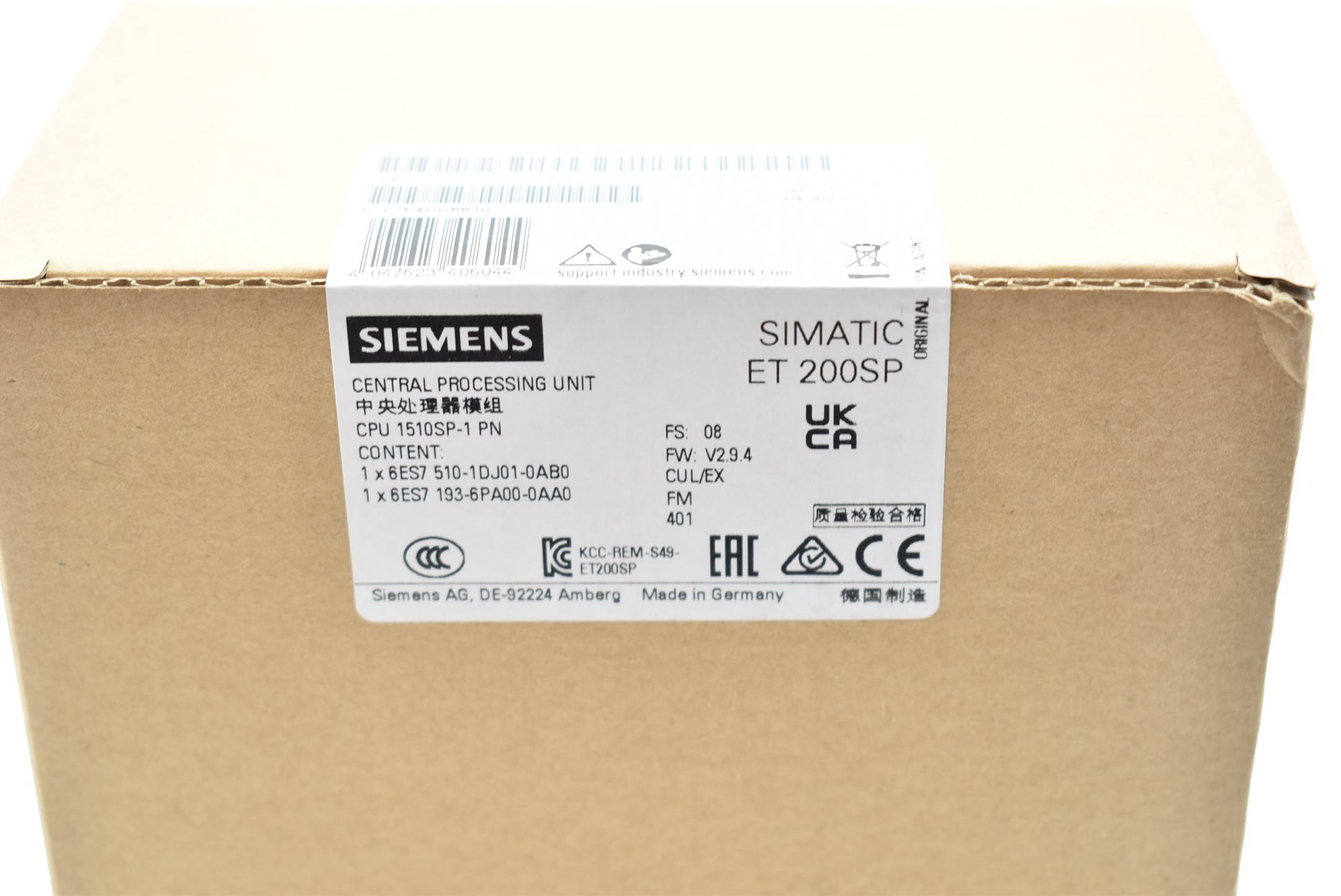 Siemens 6ES7510-1DJ01-0AB0 6ES75101DJ010AB0 SPS-Zentralbaugruppe-4