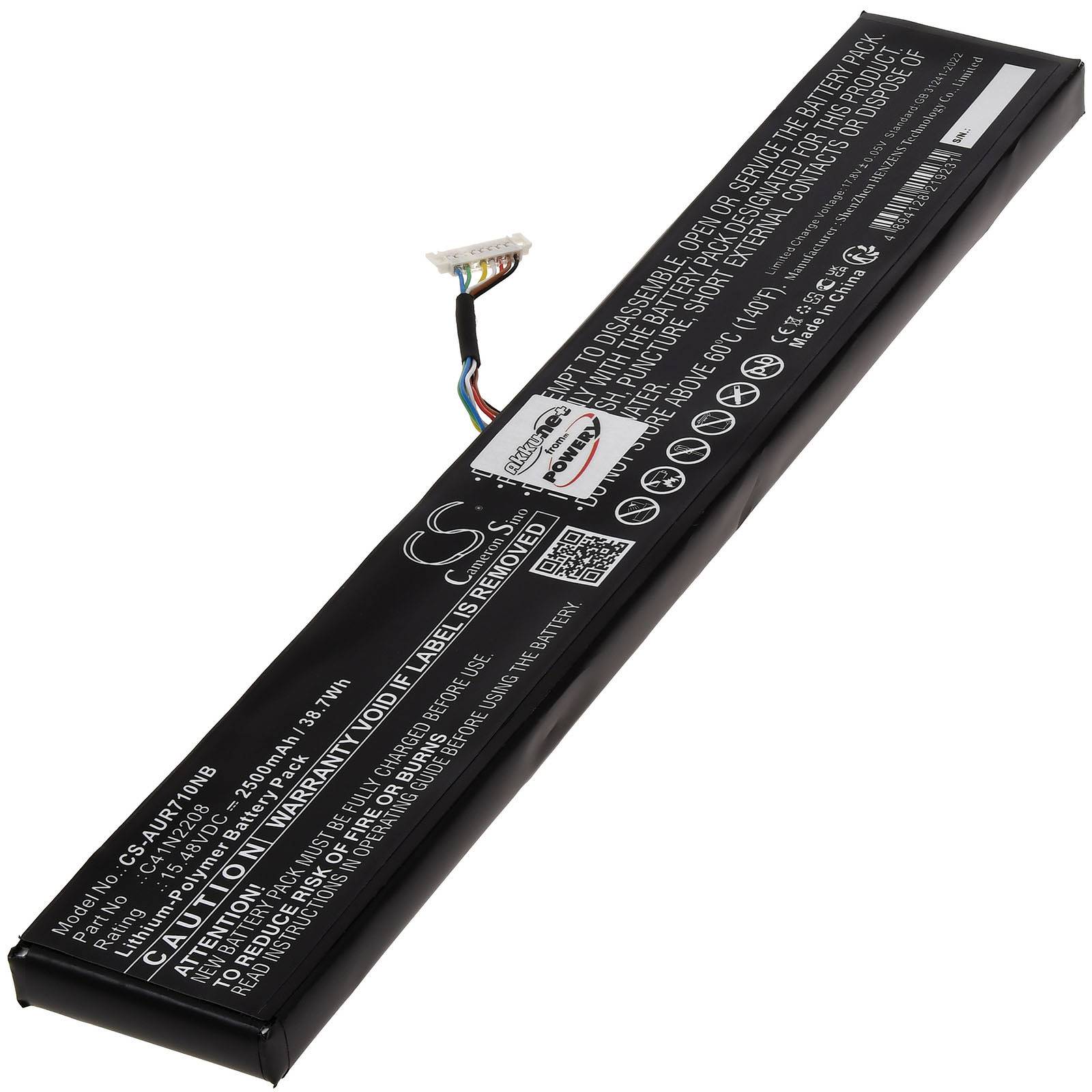 Akku kompatibel mit Asus Typ C41N2208, 15,48V, Li-Polymer-0