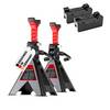 HEYNER® Unterstellbock 2 t, 2er Set mit Gummiauflage, Hubhöhe 270-420 mm verstärkter Stützbock mit 2,0 t Traglast &