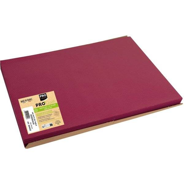 Tischset Tissue 30x40cm bordeauxrot 500 Stück