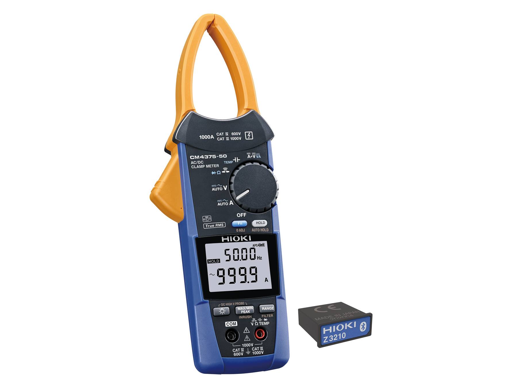 Hioki CM4375-90 - Extra schlankes True-RMS-Zangenmultimeter für AC/DC-Ströme bis 1000 A-0