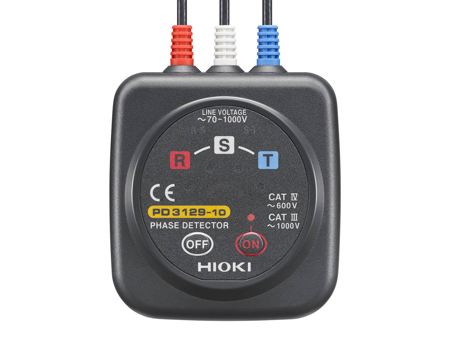 Hioki PD3129-10 - Kontaktloser Phasen- und Drehfeldprüfer für Drehstromsysteme-2
