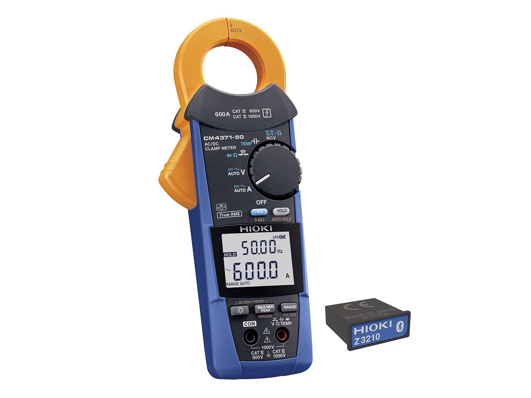 Hioki CM4371-90 - True-RMS-Zangenmultimeter für AC/DC mit 20 A- und 600 A-Strombereichen-0