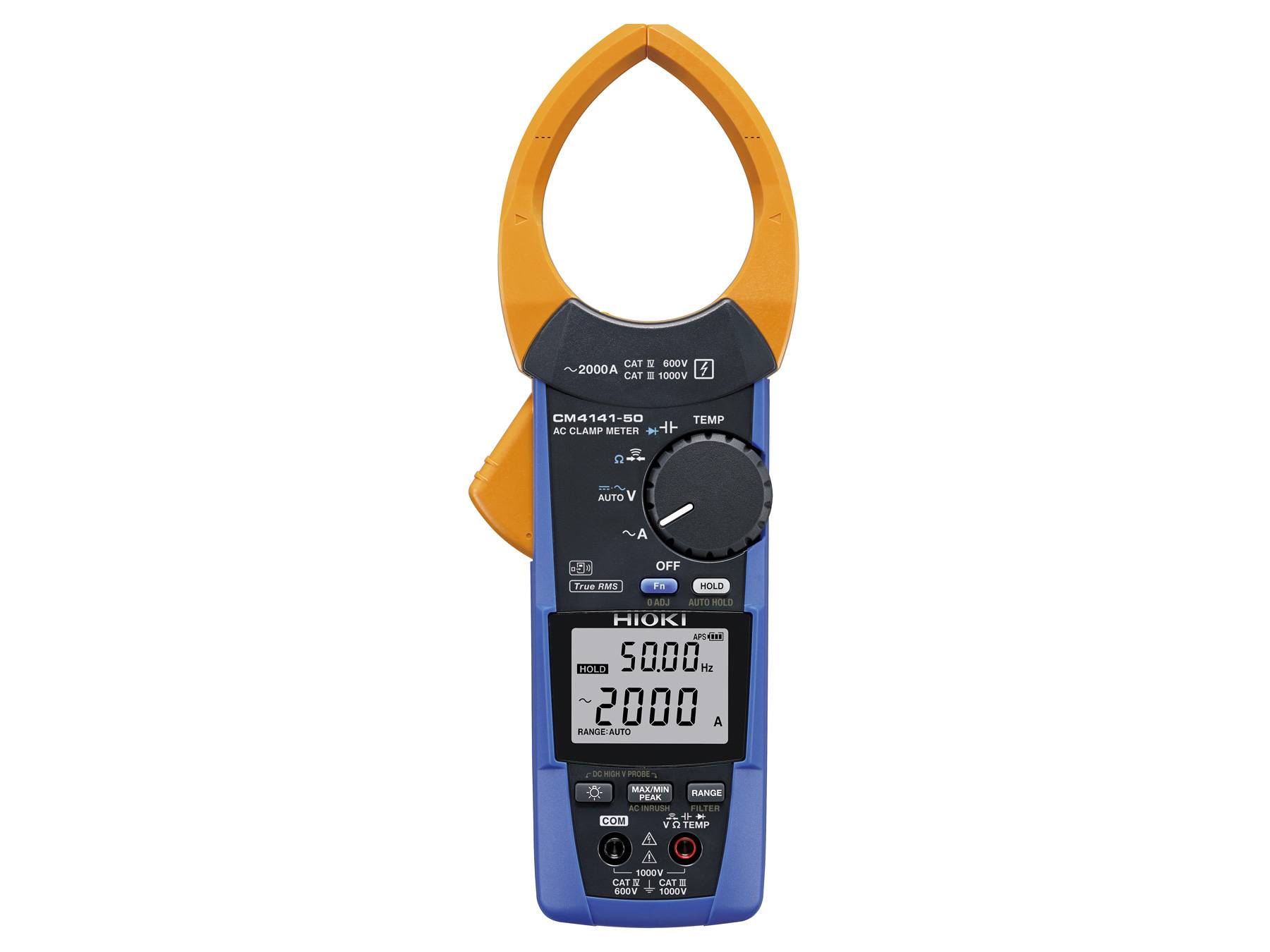 Hioki CM4141-50 - True-RMS-Zangenmultimeter für AC-Ströme bis 2000 A mit 3 Messbereichen-1