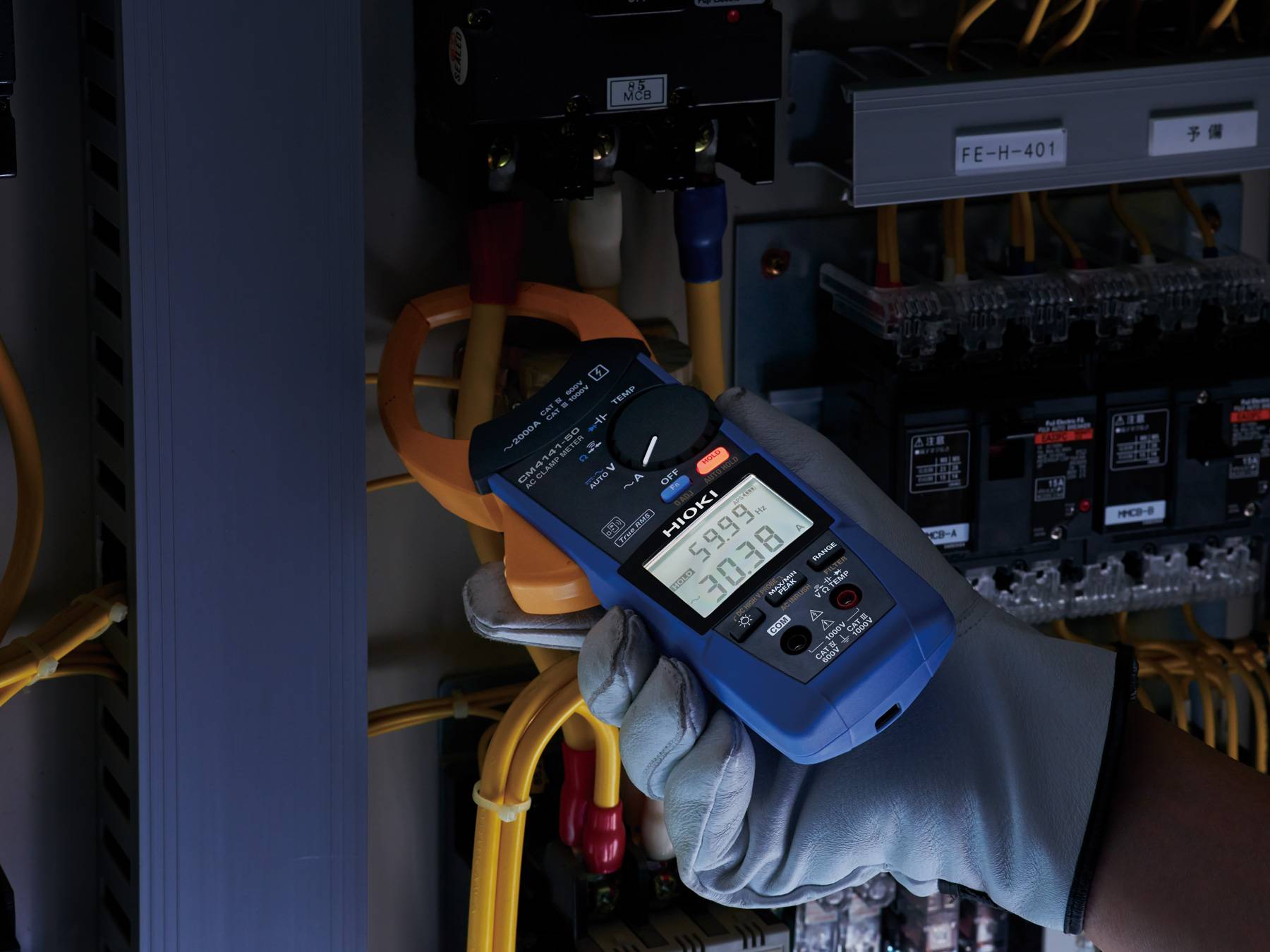 Hioki CM4141-50 - True-RMS-Zangenmultimeter für AC-Ströme bis 2000 A mit 3 Messbereichen-4