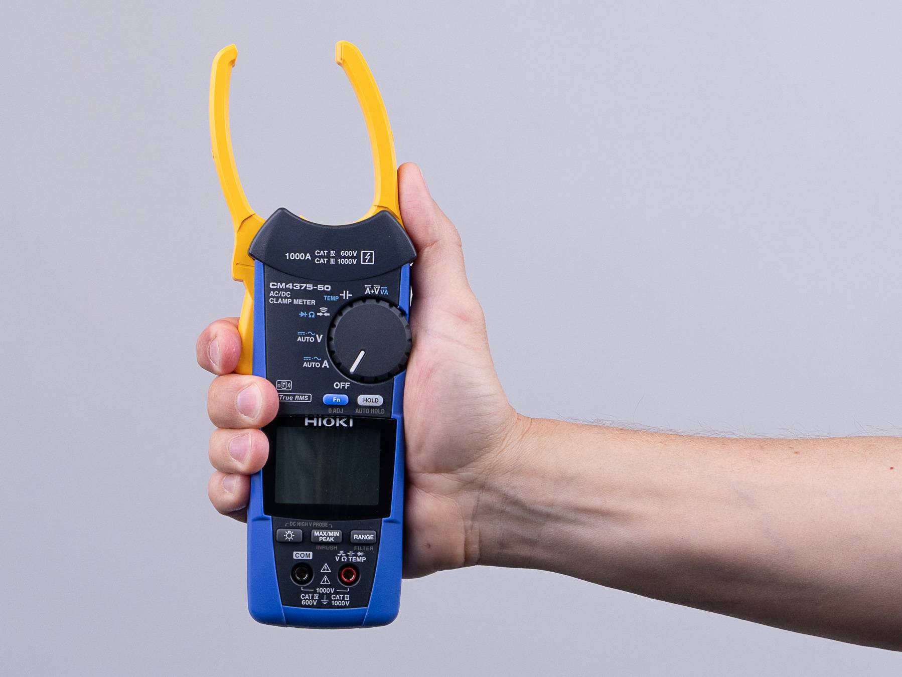 Hioki CM4375-50 - Extra schlankes True-RMS-Zangenmultimeter für AC/DC-Ströme bis 1000 A-4