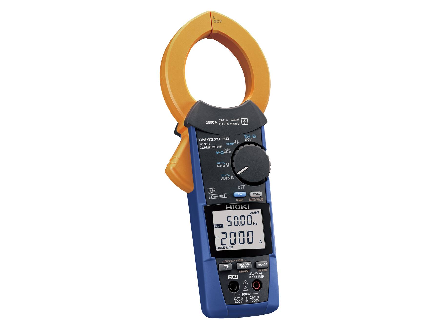 Hioki CM4373-50 - True-RMS-Zangenmultimeter für AC/DC-Ströme bis 2000 A-0