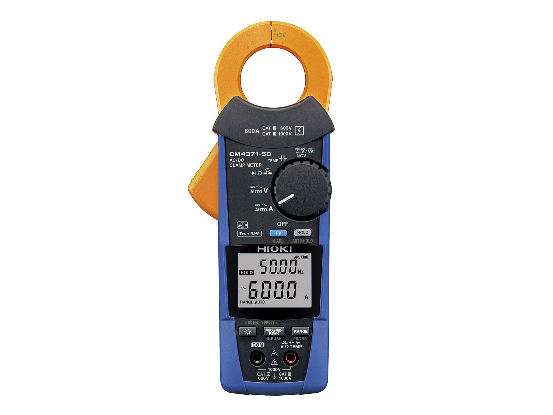 Hioki CM4371-50 - True-RMS-Zangenmultimeter für AC/DC mit 20 A- und 600 A-Strombereichen-0