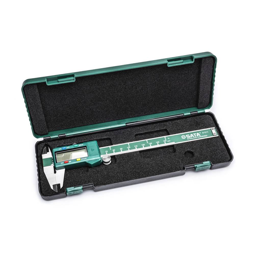 SATA Digital-Taschenmessschieber, 0-200 mm-2