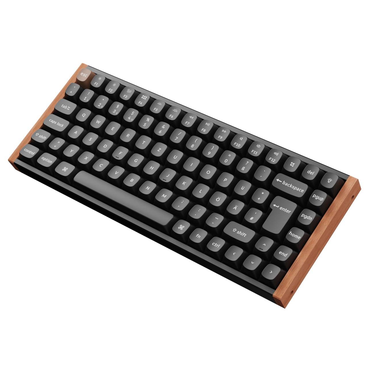 Keychron K2 HE Knob 75% Alu RGB Gateron Magnetic bk H-2