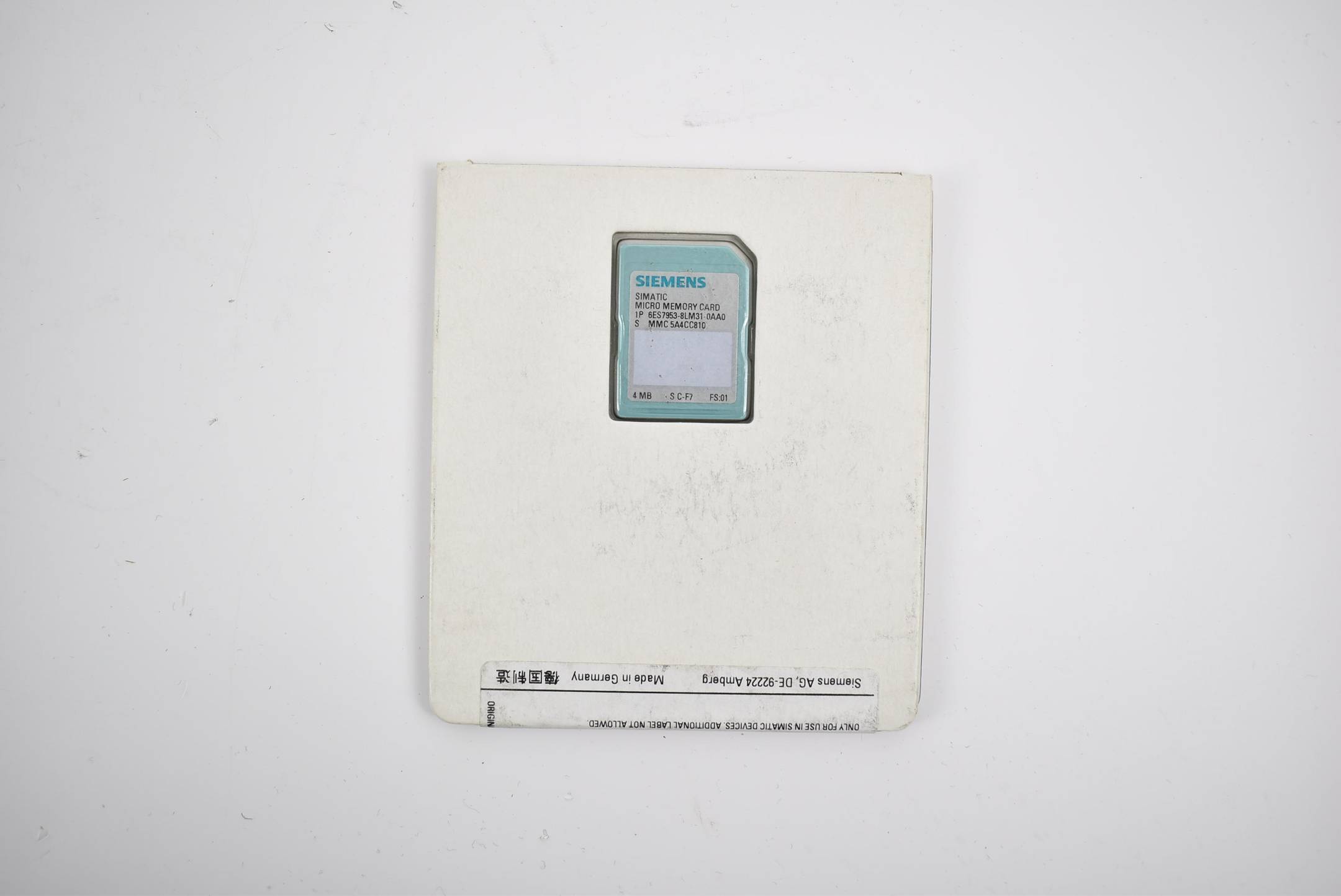 Siemens Indus.Sector M-Memory Card S7/300 6ES7953-8LM31-0AA0-1