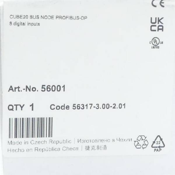 Murrelektronik Cube20 Busknoten Profibus-DP 56317-3.00-2.01 (56001)