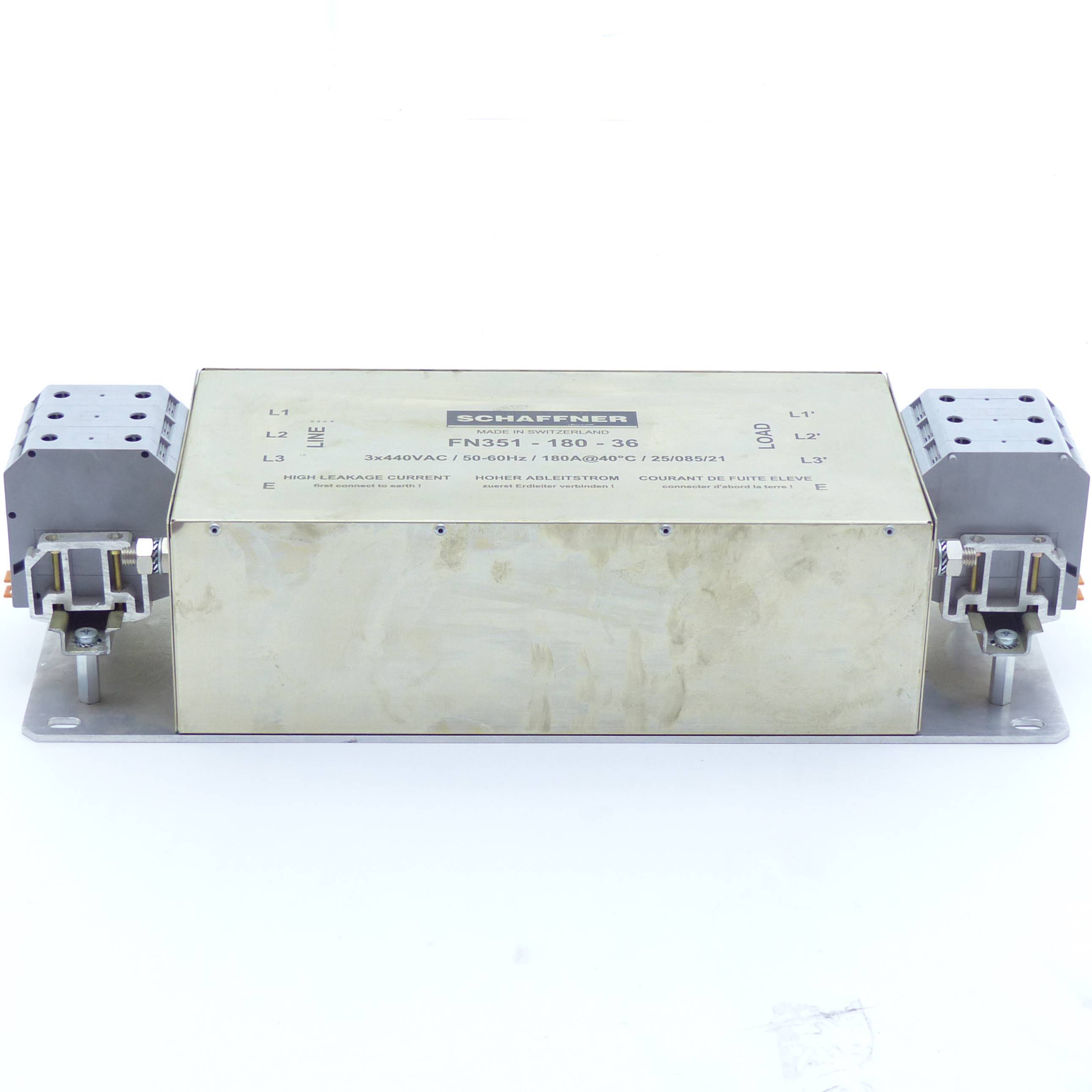 Schaffner Universeller 3-Phasen EMV-Filter (FN351-180-36)-2
