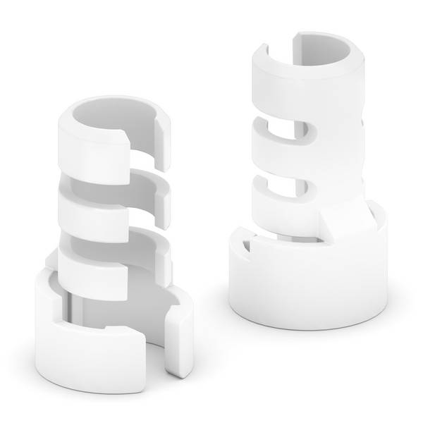 Satz mit 10 Stück - Zugentlastungen für FlexInstall Serie - weiß