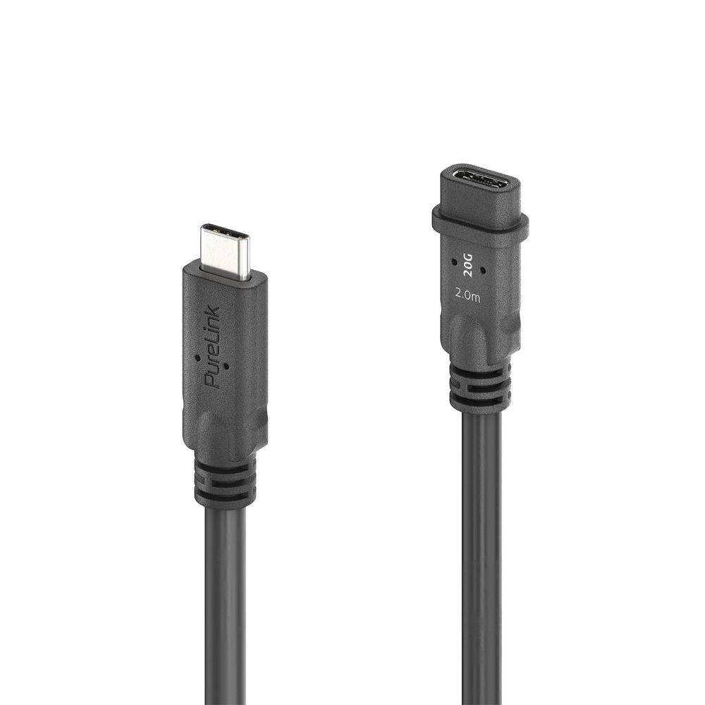 Premium USB4 Gen2 Micro Coax USB-C Stecker / Buchse Verlängerungskabel, 2.00m-1