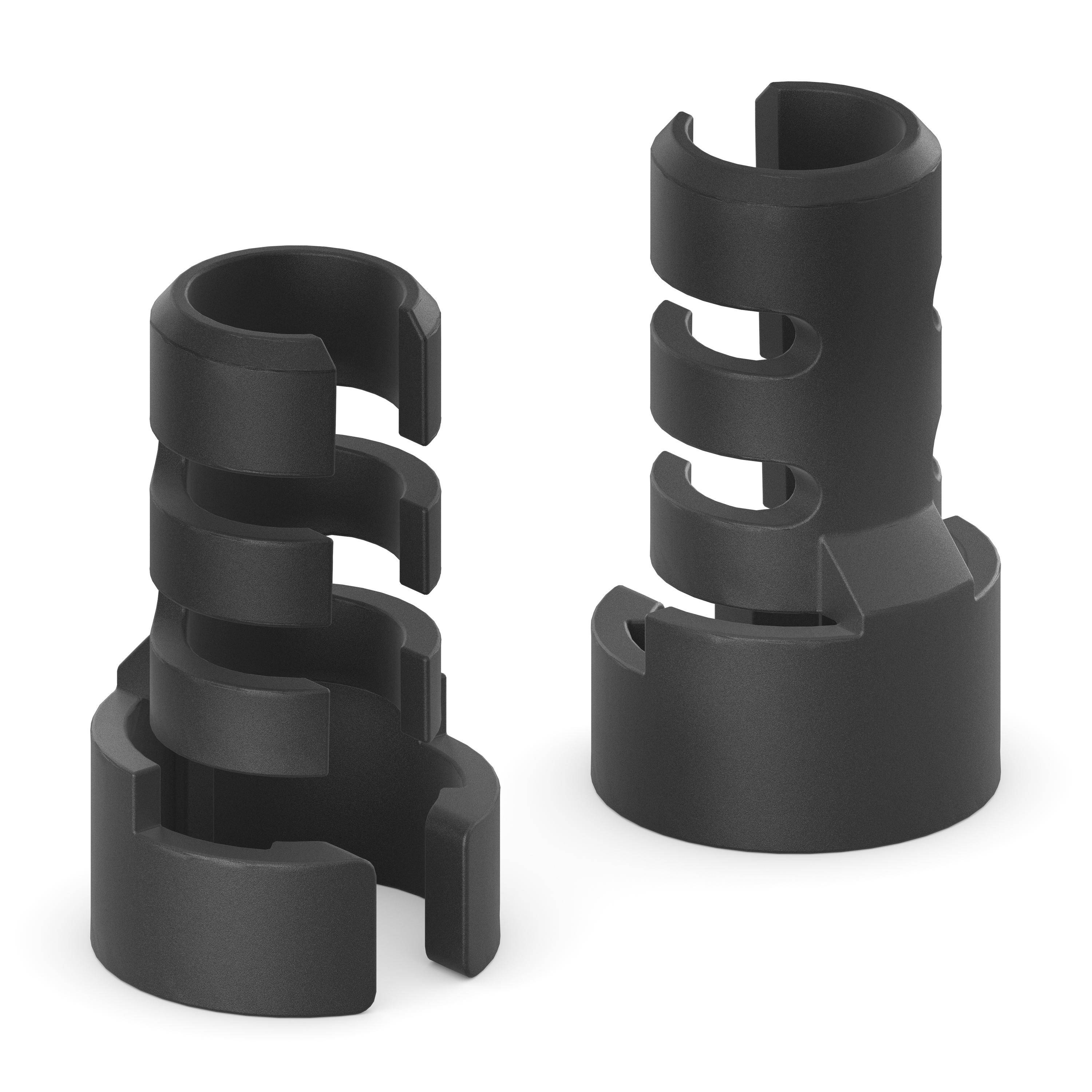 Satz mit 10 Stück - Zugentlastungen für FlexInstall Serie - schwarz-0