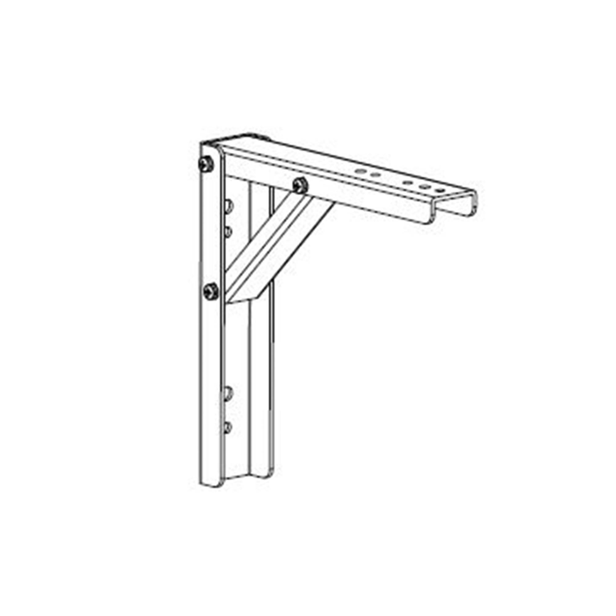 Halterungs-Verlängerung aus Metall 20,0x20,0cm (8x8")-0