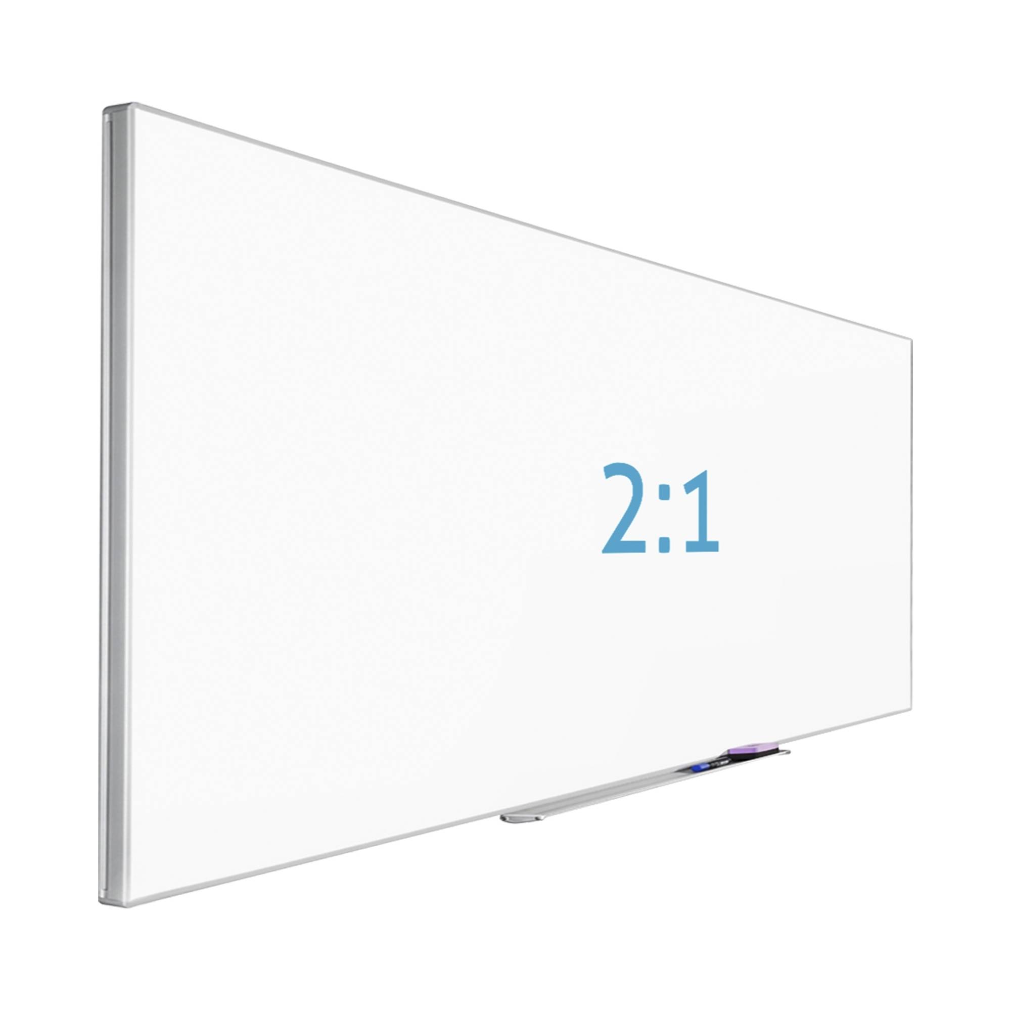 Beschreibbare Rahmenleinwand, 269,24cm (106"), 241,4x120,7cm, 2:1-0